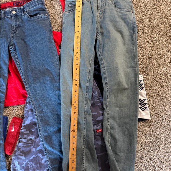 EUC BOYS XL 14/16 LOT SHORTS JEANS LEVIS SHIRTS HOODIE NIKE - Picture 8 of 15